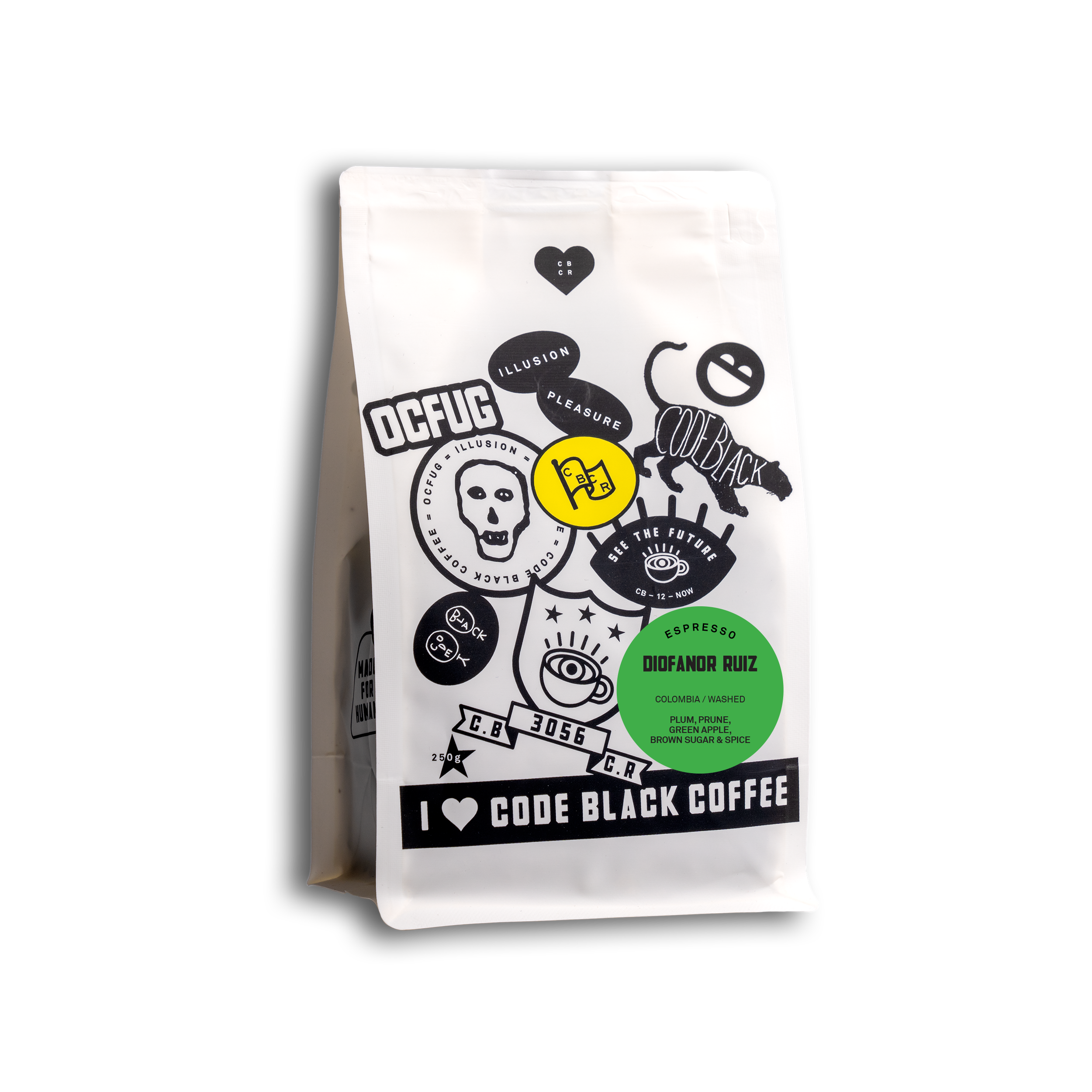 Colombia Diofanor Ruiz Pink Bourbon Washed Espresso - Single Origin