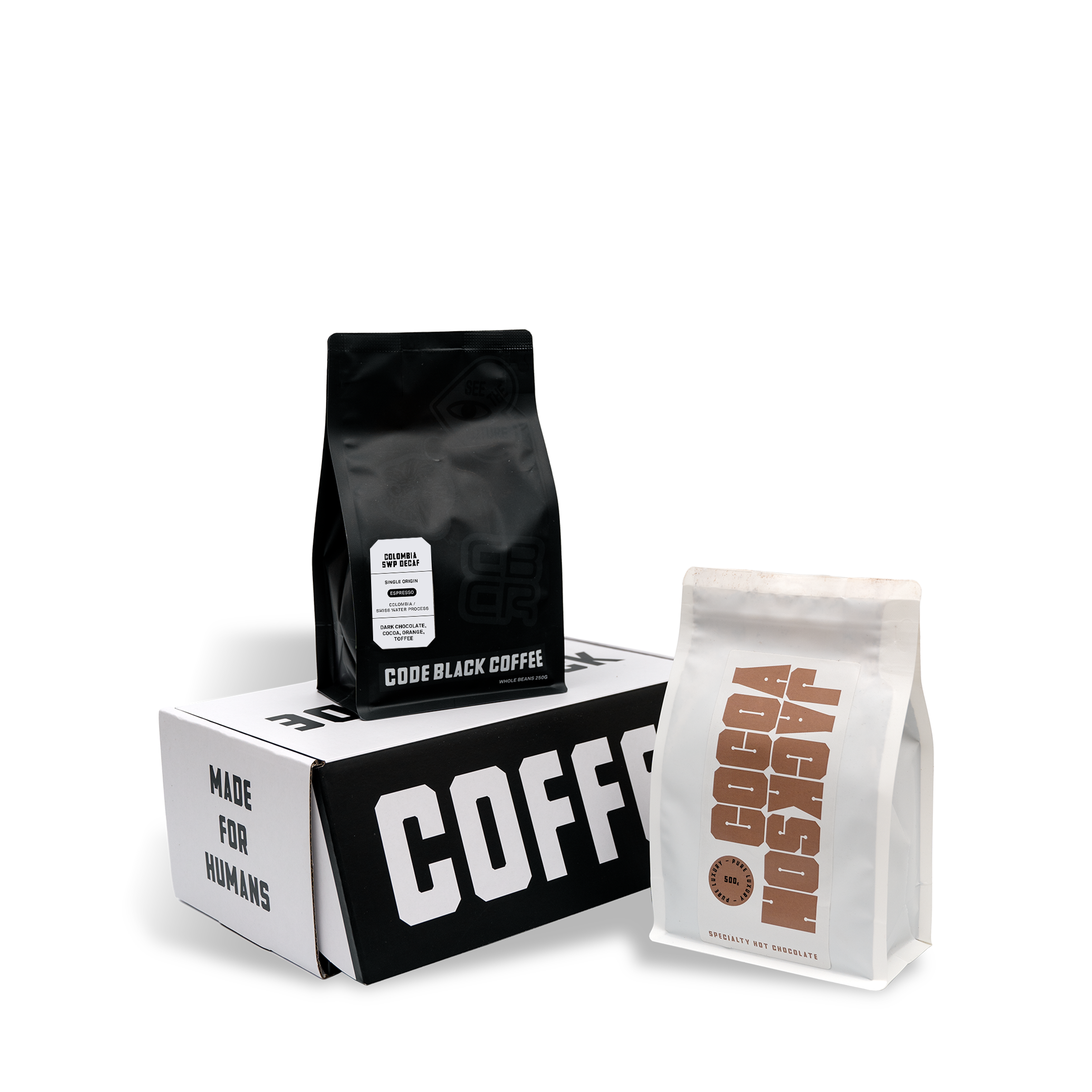 Code Black Coffee x Decaf x Hot Chocolate Bundle