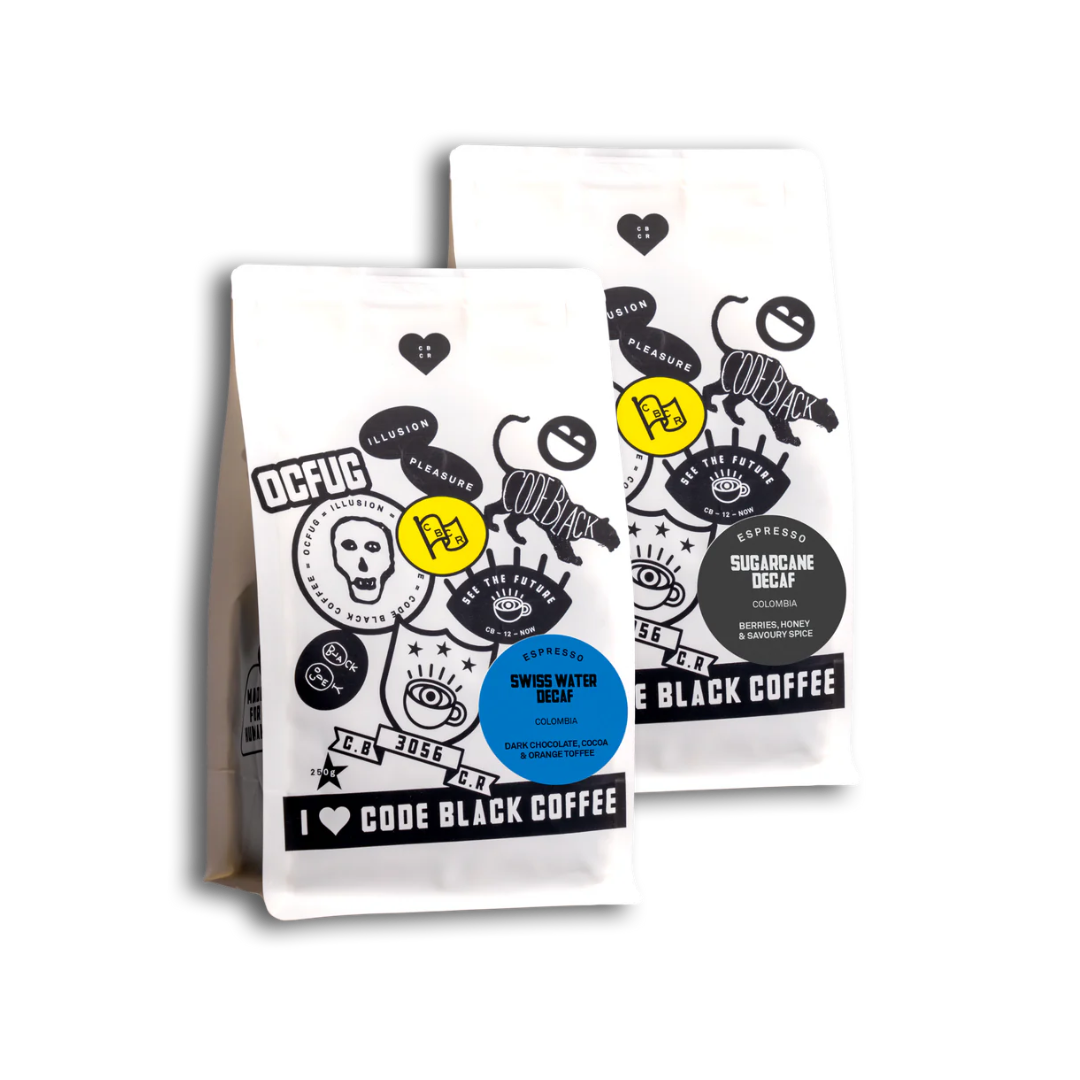 Code Black Coffee x Decaffeinated Espresso Bundle