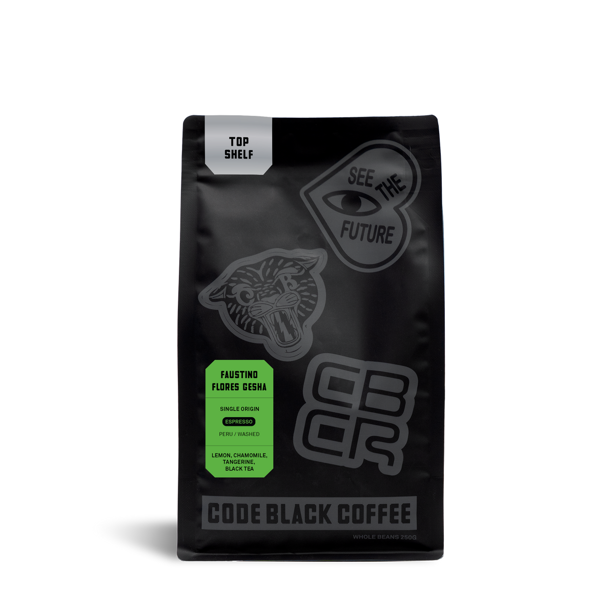 Peru Faustino Flores Gesha Espresso - Single Origin – Code Black Coffee