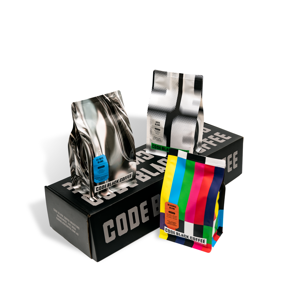 Code Red Coffee Code Black Coffee x Trio Bundle