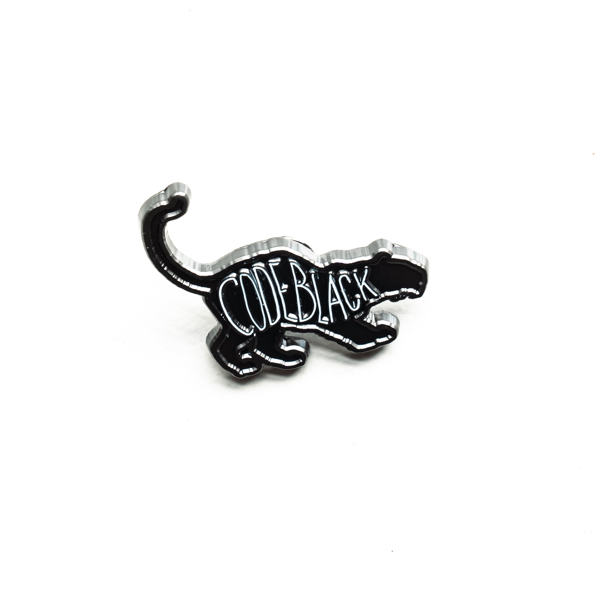 'Code Black Cat' Lapel Pin