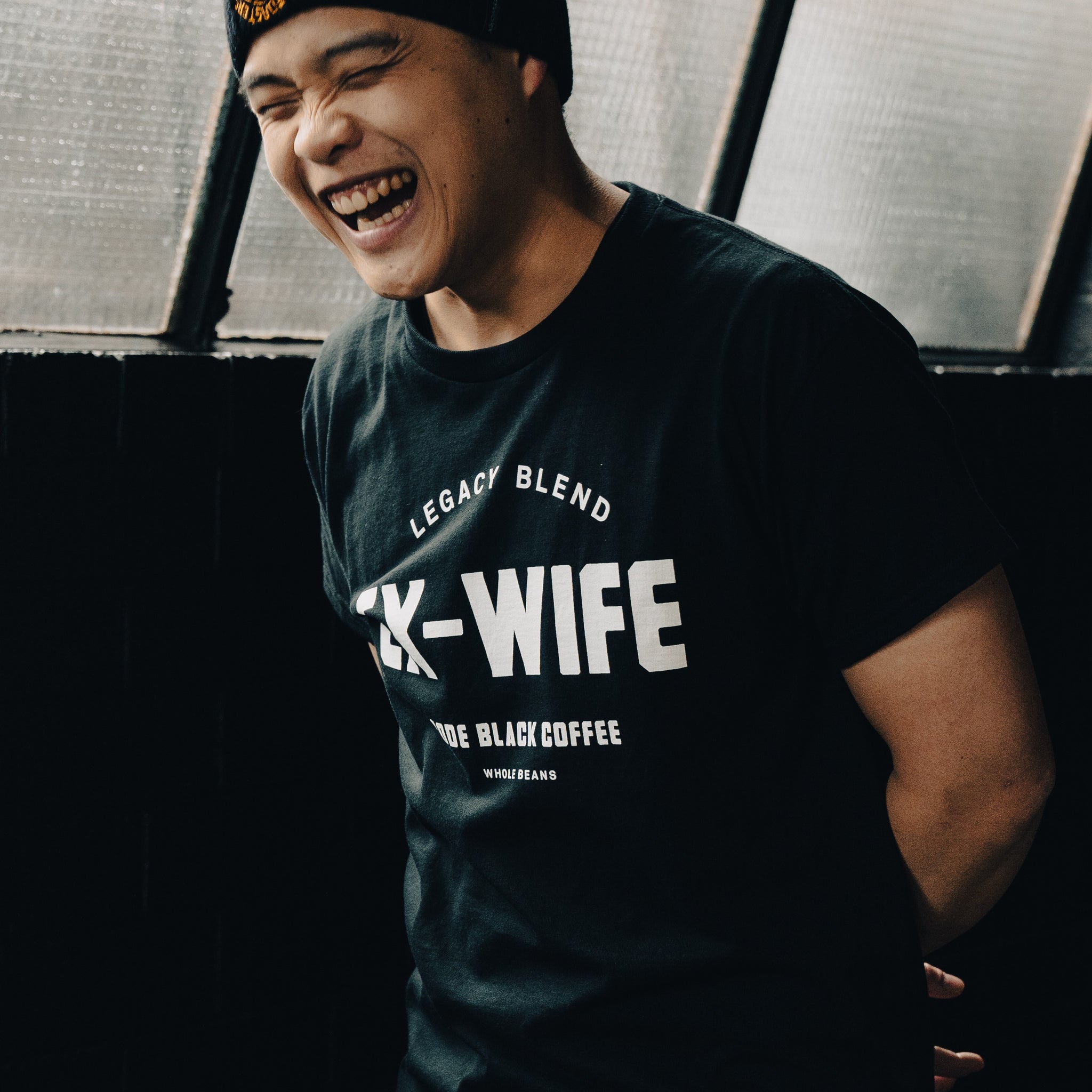Code Black Coffee 'Ex-Wife' Crew Neck T-Shirt