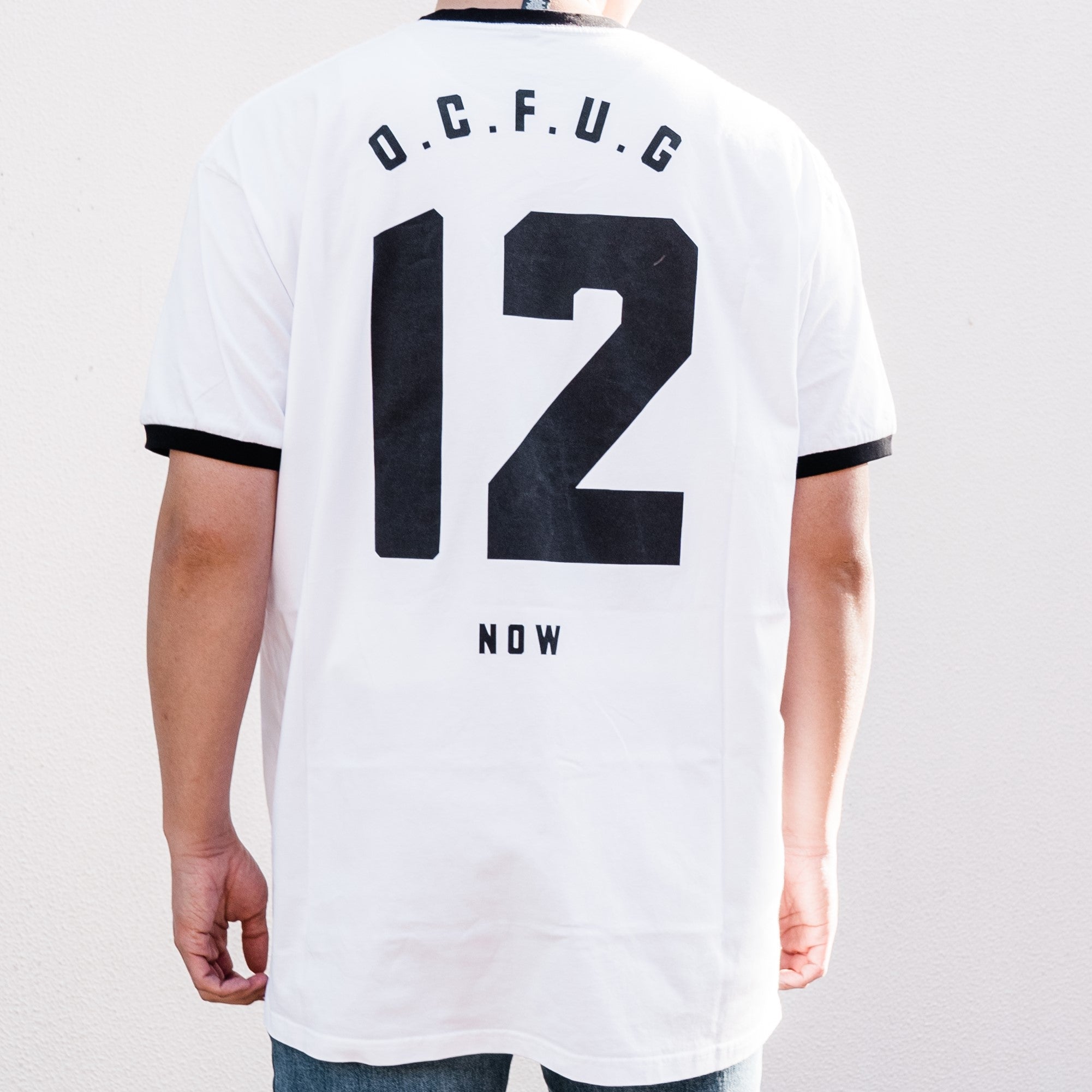 Code Black Coffee 'Football' Crew Neck T-Shirt