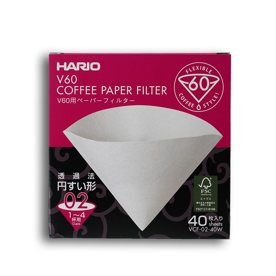 V60 Filter Papers 2-Cup 40pc